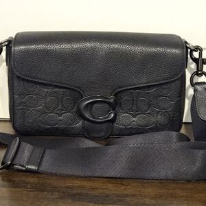 Coach Black Crossbody Bag with Signature Monogram